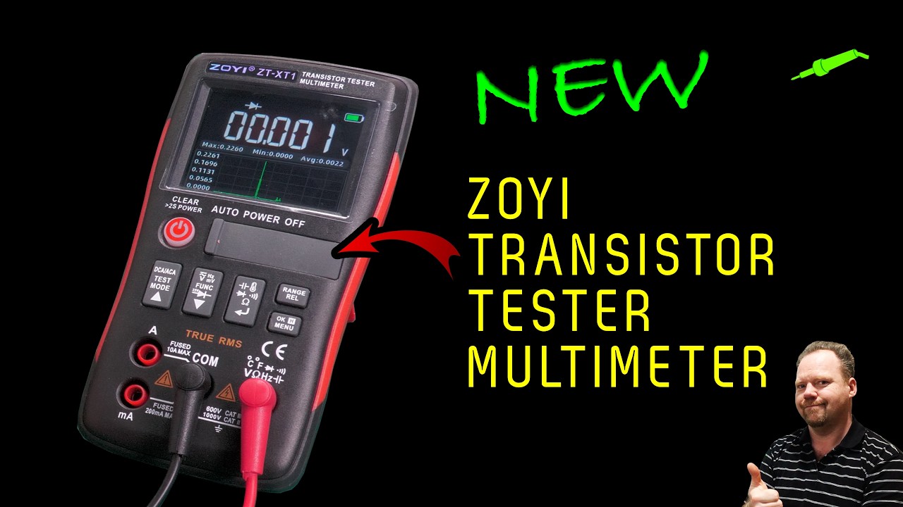 🔴 Zoyi ZT-XT1 Transistor Tester Multimeter Review - No.1473