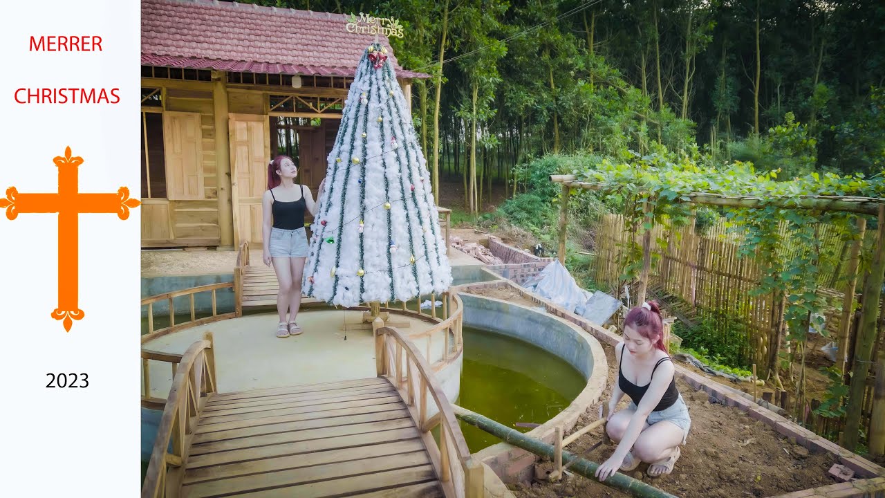 One day when she was sick, her younger sister left town to decorate for Christmas | Thảo bushcraft