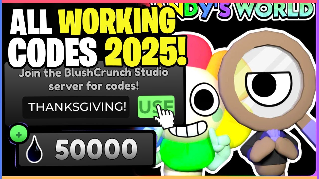 *NEW* ALL WORKING CODES FOR DANDY'S WORLD IN 2025! ROBLOX DANDY'S WORLD CODES