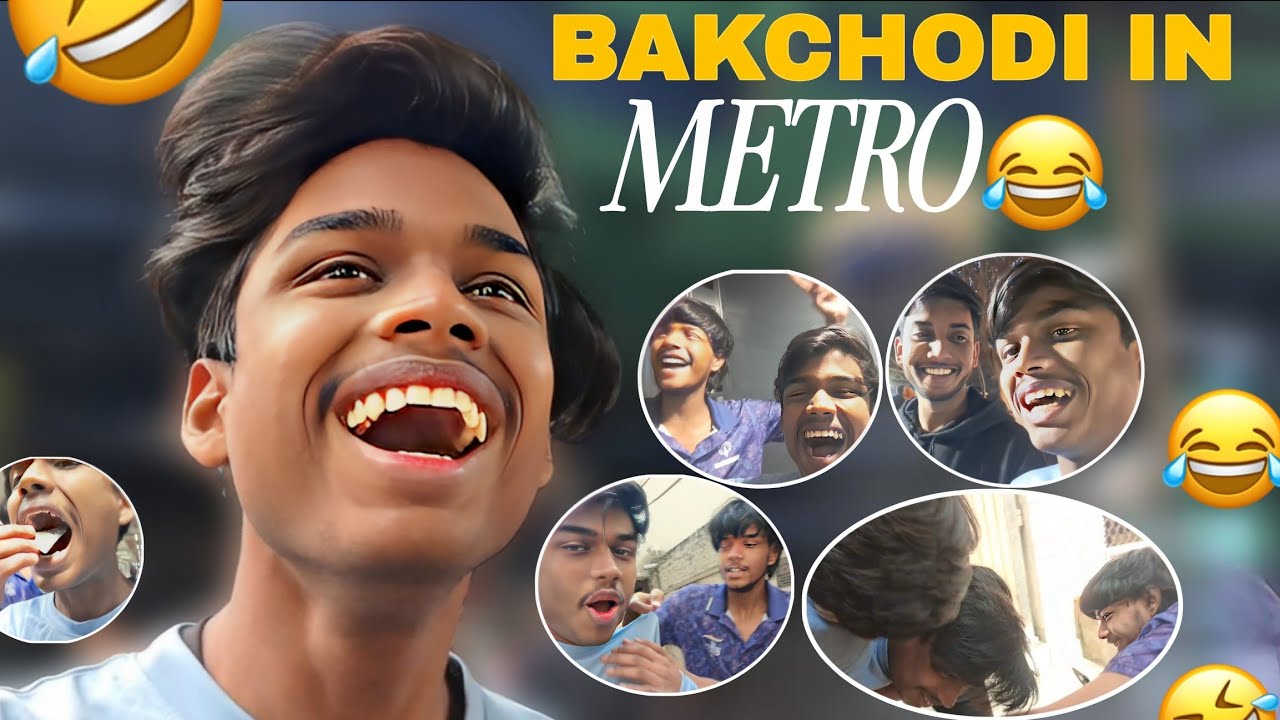 METRO ME HE LADAI HO GYI 😂❤️