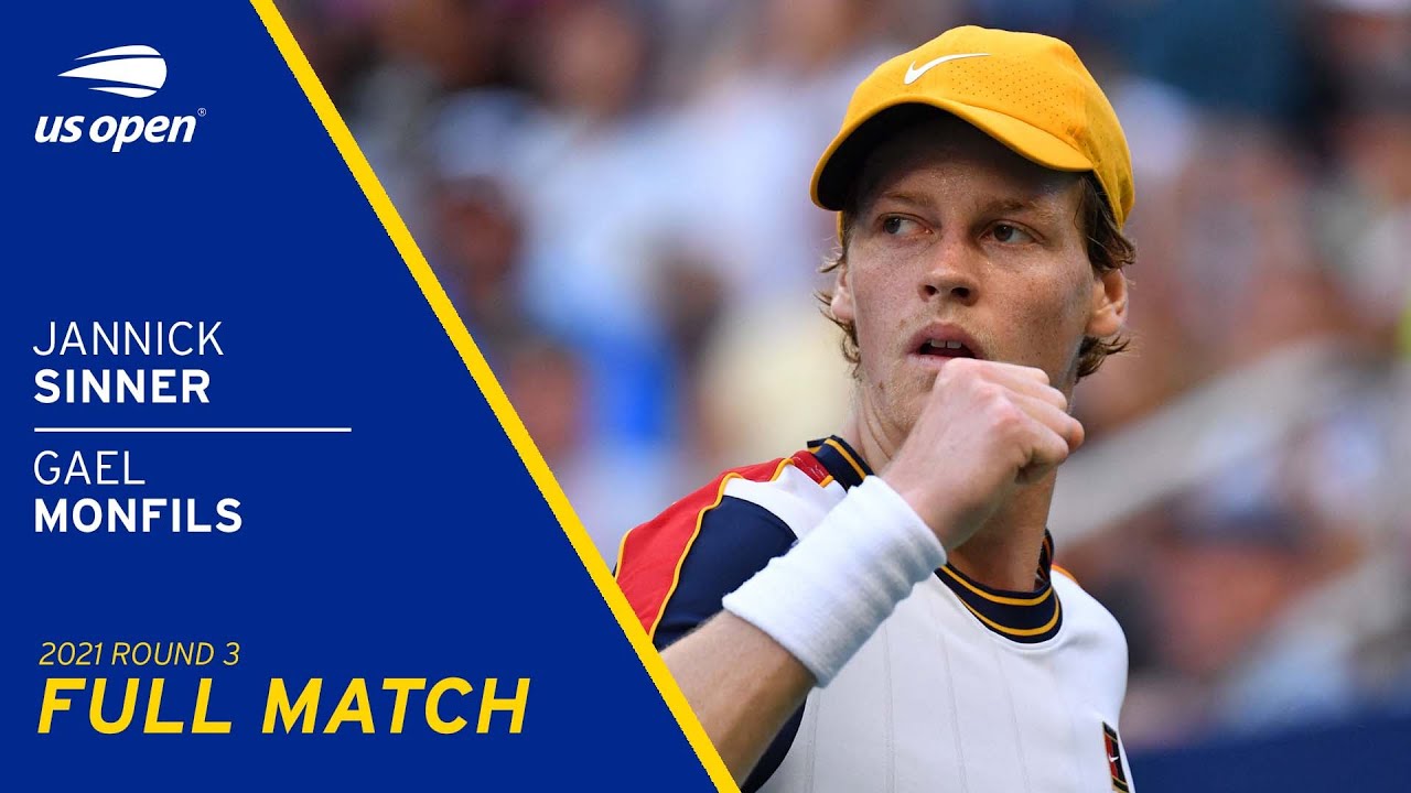 Jannik Sinner vs Gael Monfils Full Match | 2021 US Open Round 3