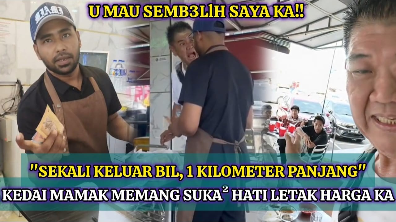 UNCLE MENGAMUK KENA CAJ RM120 MAKAN ROTI CANAI, DAKWA PEKERJA TIPU