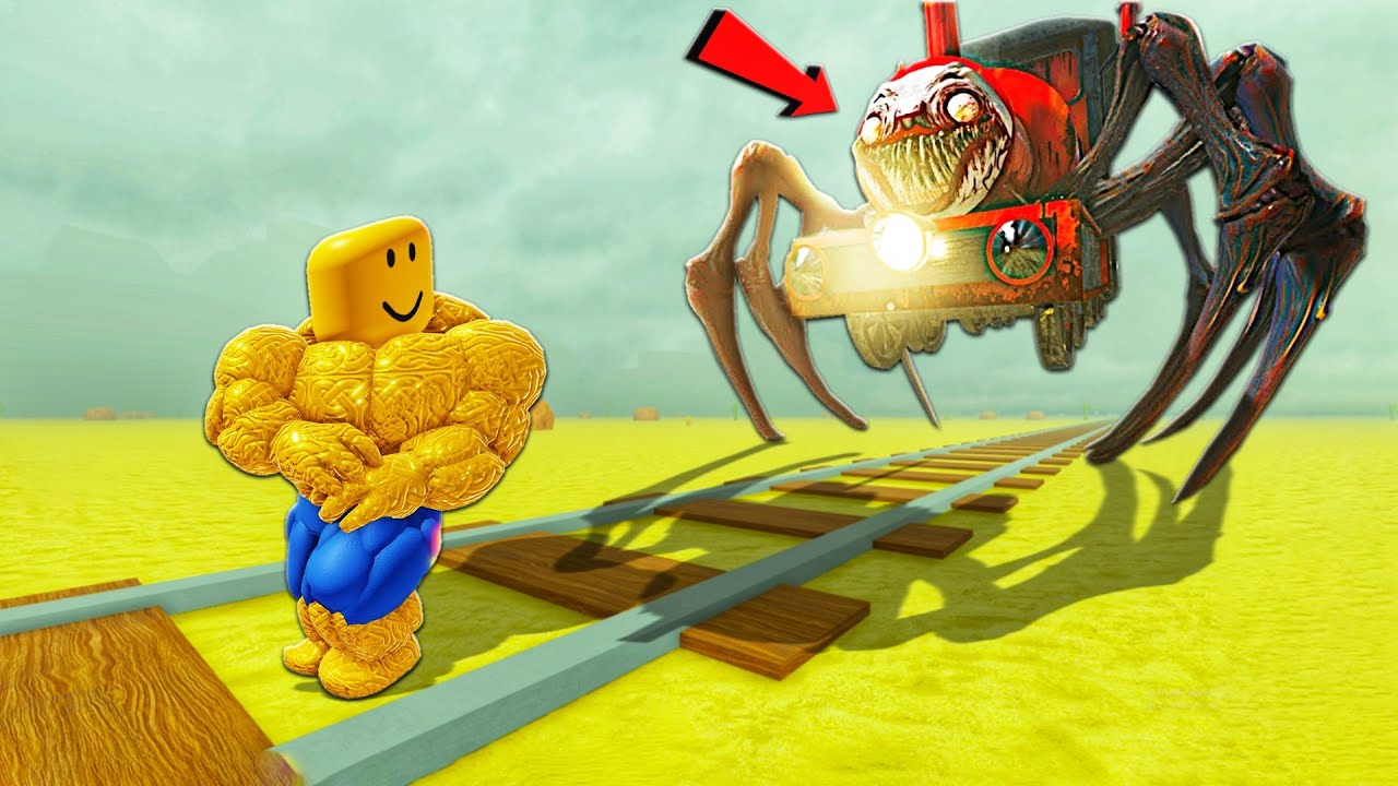 EM TRAI NOOB NGĂN CẢN XE LỬA MA CHOO CHOO CHARLES BẰNG SỨC MẠNH GIGACHAD MẠ VÀNG