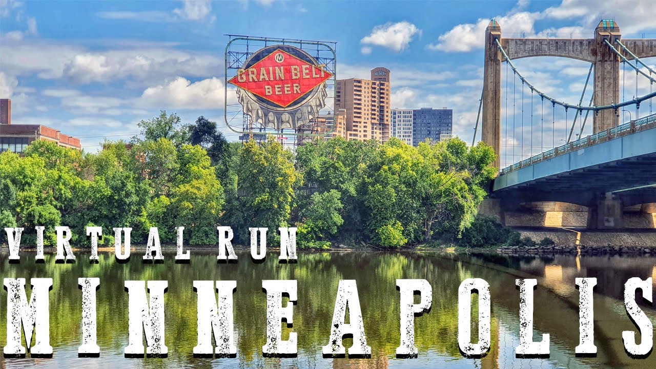 🆃RE🅰DMILL | Virtual 🆁un - MINNEAPOLIS - Mississipi River Banks #treadmill #minneapolis #minnesota