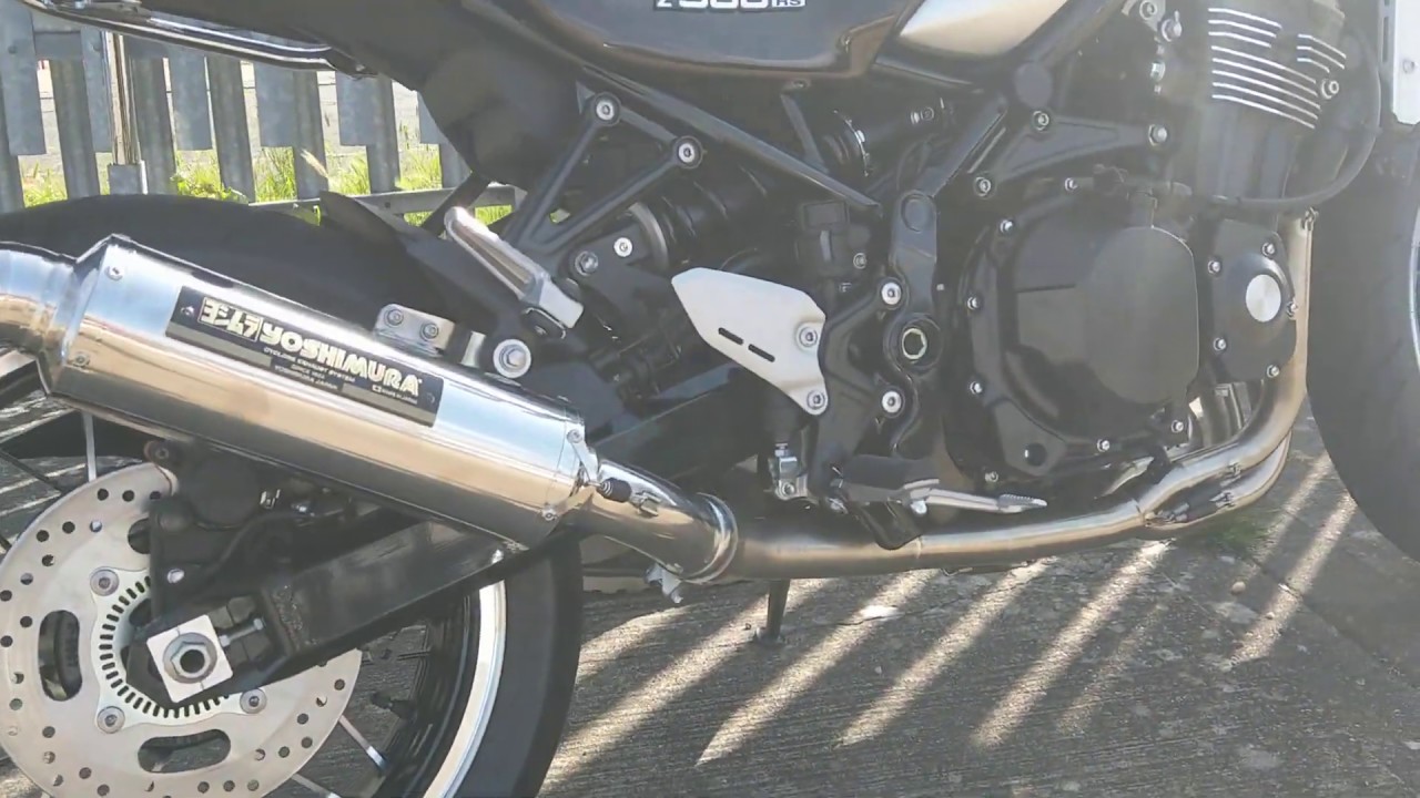 Kawasaki Z900RS Yoshimura Cyclone exhaust with Akrapovic Race Headers