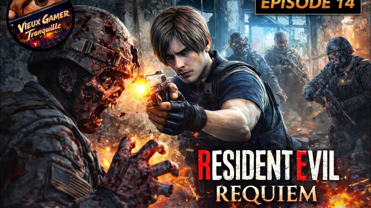 Resident Evil Requiem Episode 14 - Une horde de militaire zombifié 