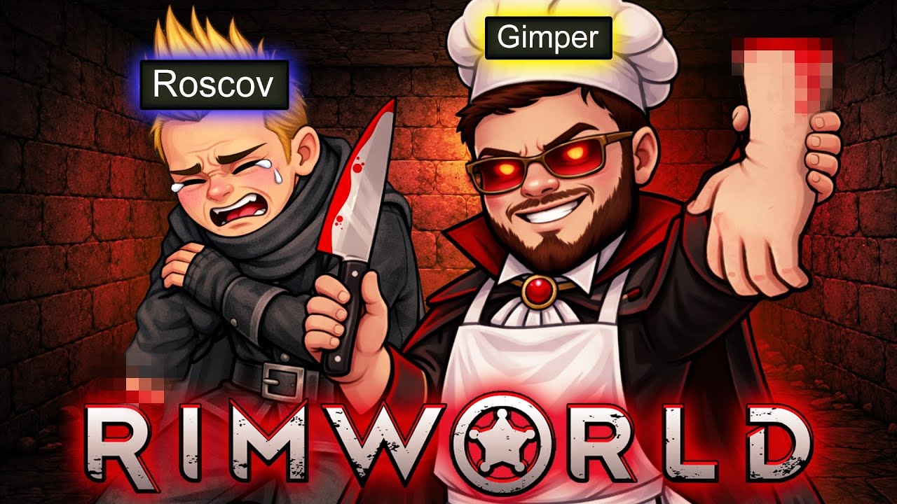 UCIĄŁEM NIEWOLNIKOWI RĘKĘ xD w RIMWORLD SEZON 2