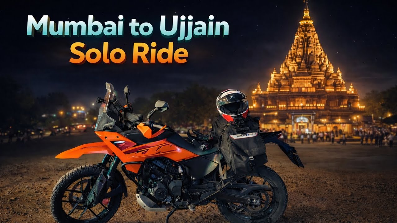 Mumbai to Ujjain Solo bike ride on my KTM 390 ADV X | 700+ KMs Ride to Mahakaleshwar Jyotirling 🔱
