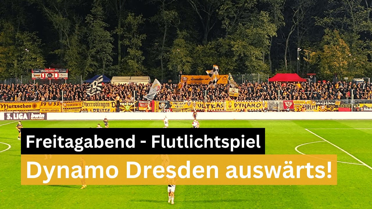 Highlights! 🔥 Dynamo Dresden bei Viktoria Köln mit 1:5 Auswärtssieg I10.11.23