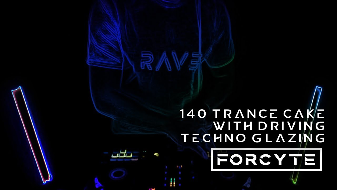 [140 BPM Trance Cake with Driving Techno Glazing] mixed by Forcyte June 2023 [4K]