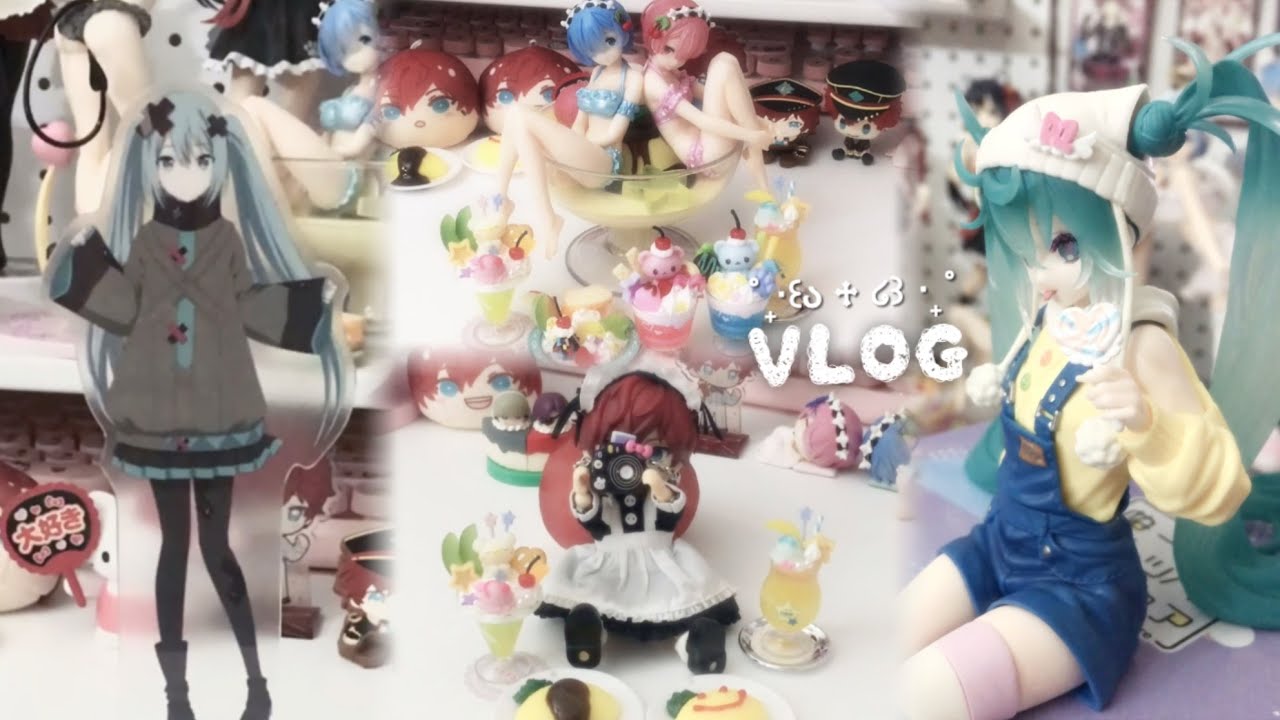 ꒰ఎ꒰ VLOG ꒱໒꒱  굿즈샵만 다니는 오타쿠 브이로그 ⋆ ˚｡⋆ ꪆৎ ˚ 앙스타 • 프세카 극장판 • 미쿠 피규어 • 냥피스 • 디그레이맨 • 부산굿즈샵