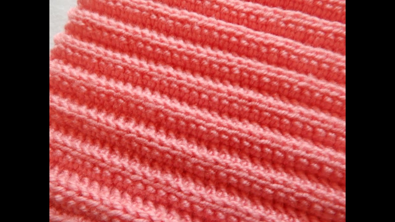 The Perfect Crochet Stitch for Blanket, Scarf and so Much More