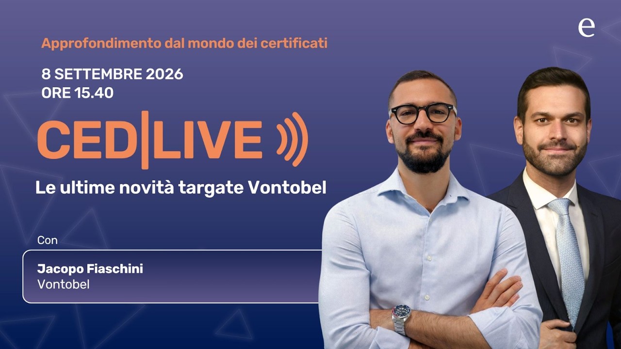 Le ultime novit&agrave; targate Vontobel