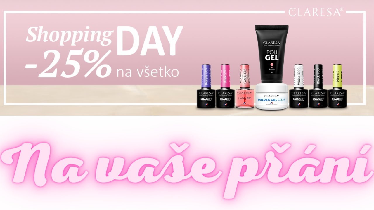 CLARESA- nehtov&aacute; kosmetika na va&scaron;e př&aacute;n&iacute;. #Rozbalovačka#