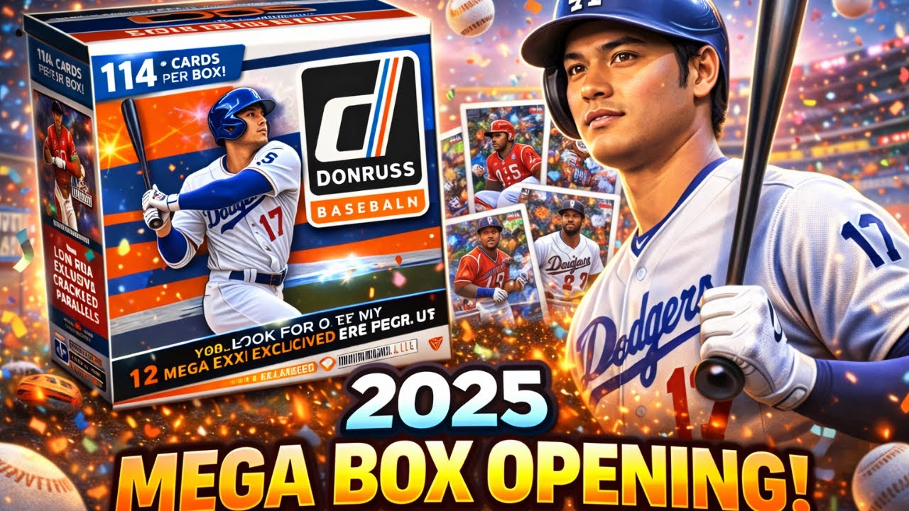 What's in my wife's Bag: 2025 Donruss Baseball Mega Box