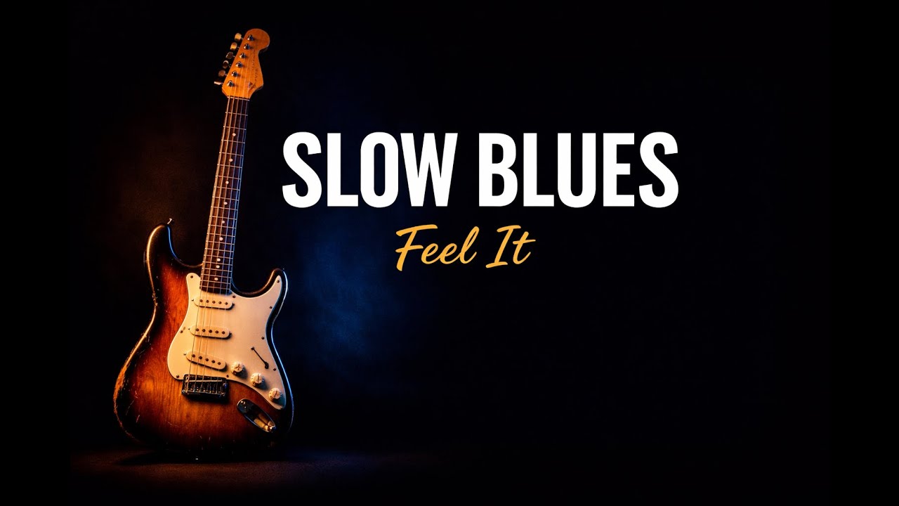 SLOW BLUES Instrumental 🎸 Late Night Mood (No Vocals)