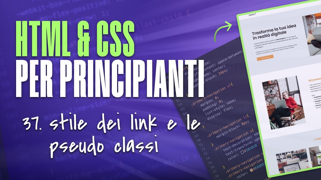 HTML e CSS per principianti: Link e bottoni in CSS