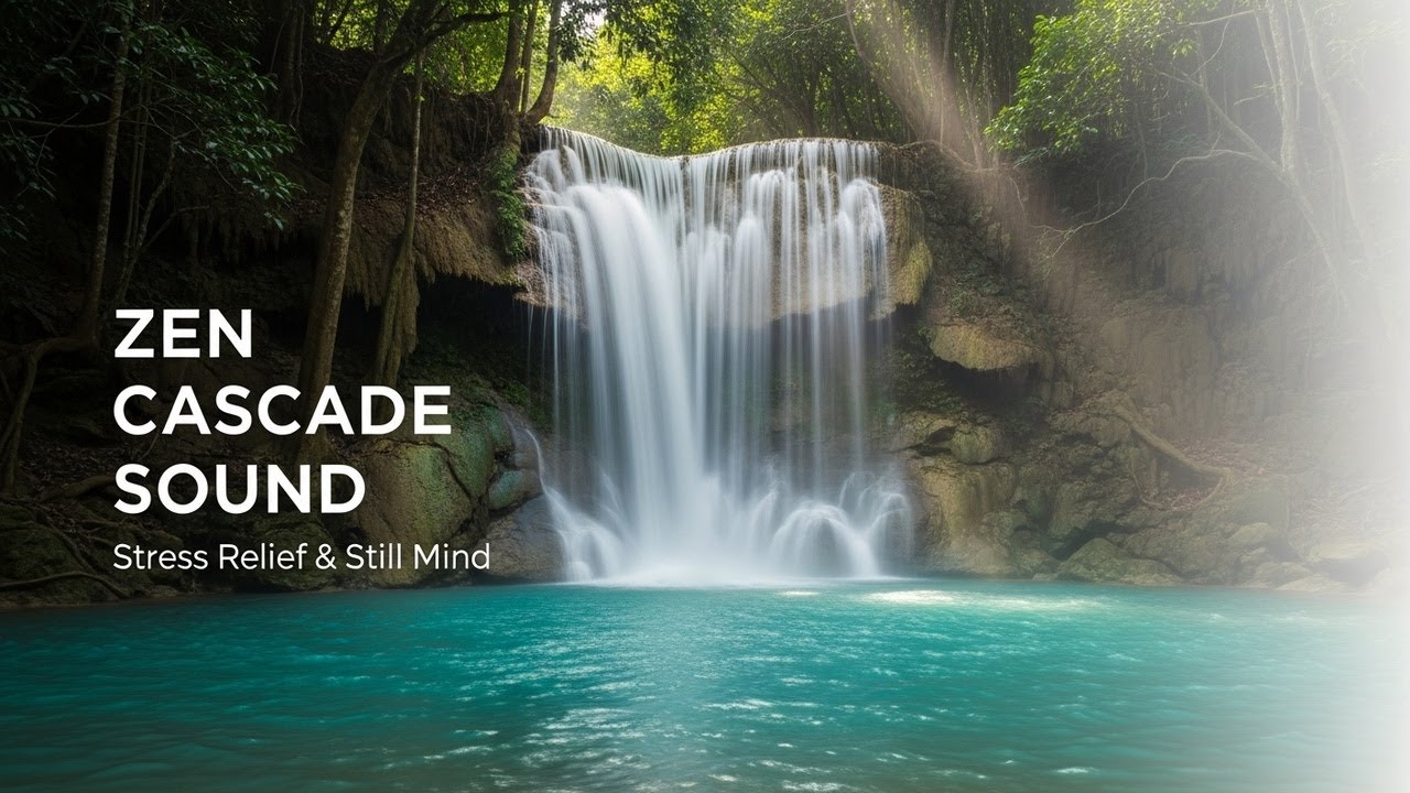 Healing Forest Ambience with Gentle River Flow for Sleep Meditation Stress Relief and Calm Focus