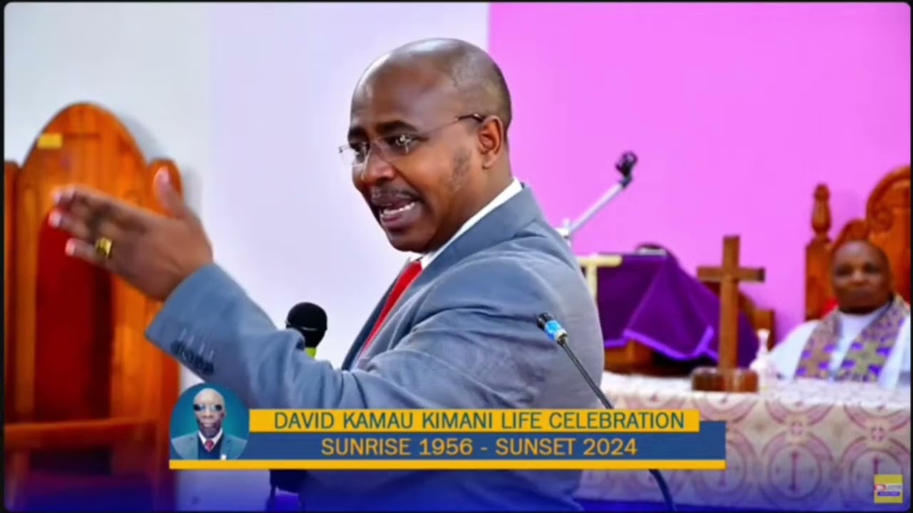 Bishop Dr JJ Gitahi's speech at David Kamau's Burial (Winnie's Dad - online member)