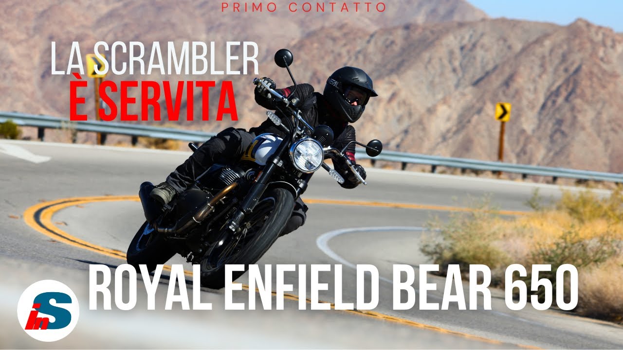 Royal Enfield Bear 650, in sella alla scrambler indiana