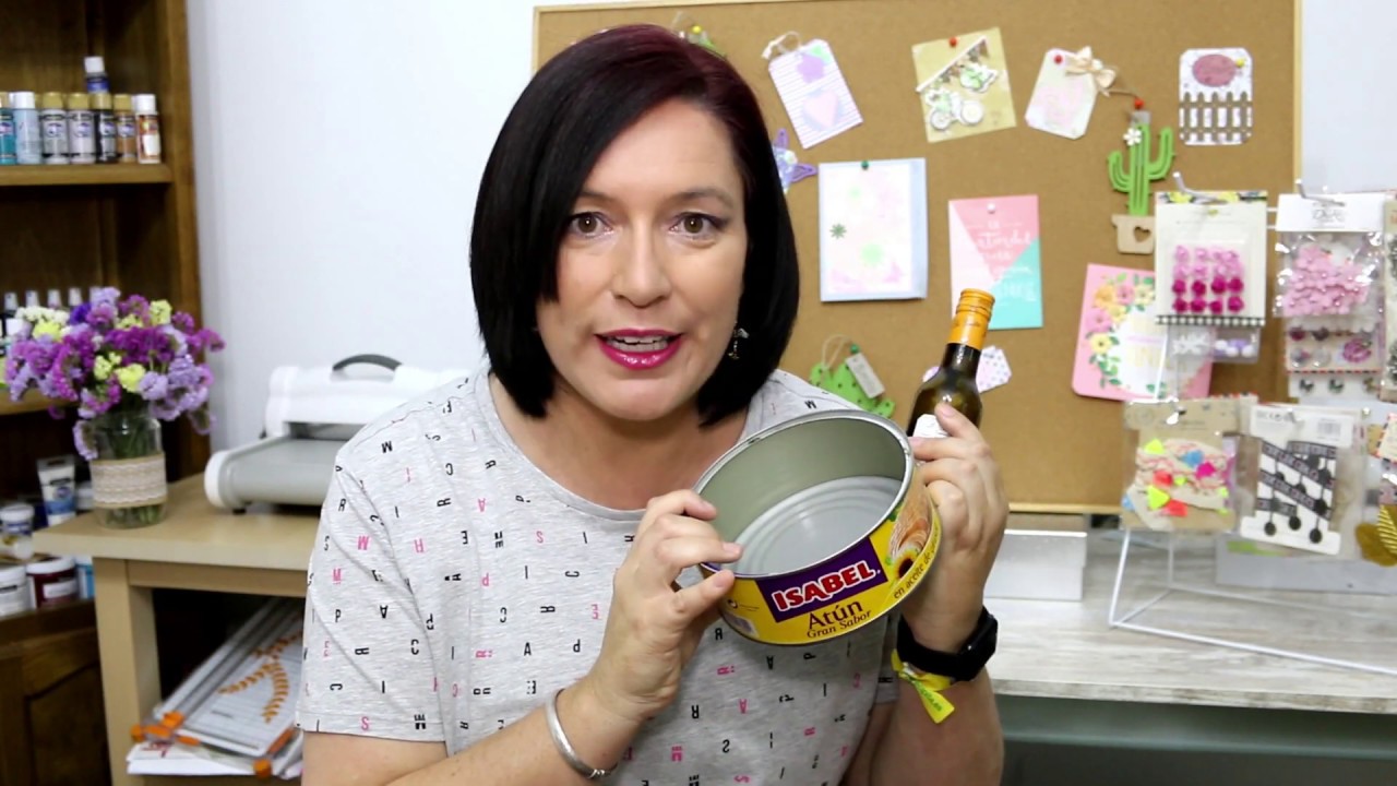 &iquest;C&oacute;mo reciclar una lata y una botella? idea preciosa que prometo te va a encantar.
