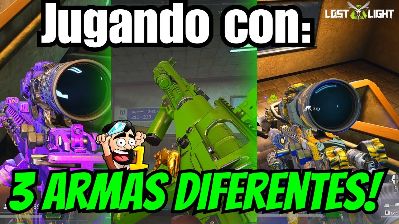3 PARTIDAS 3 ARMAS DISTINTAS! - LOST LIGHT