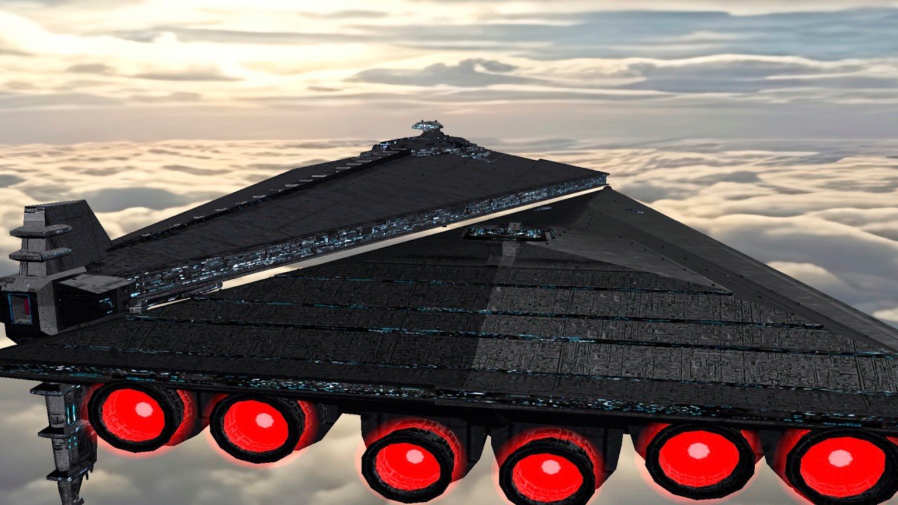 Eclipse I vs Eclipse II Super Star Destroyer Battle | Star Wars Empire at War AR