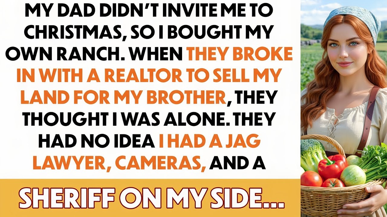 Dad Cut Me Out Of Christmas — Then Tried To Sell My Ranch  He Never Expected The Sheriff To Be...