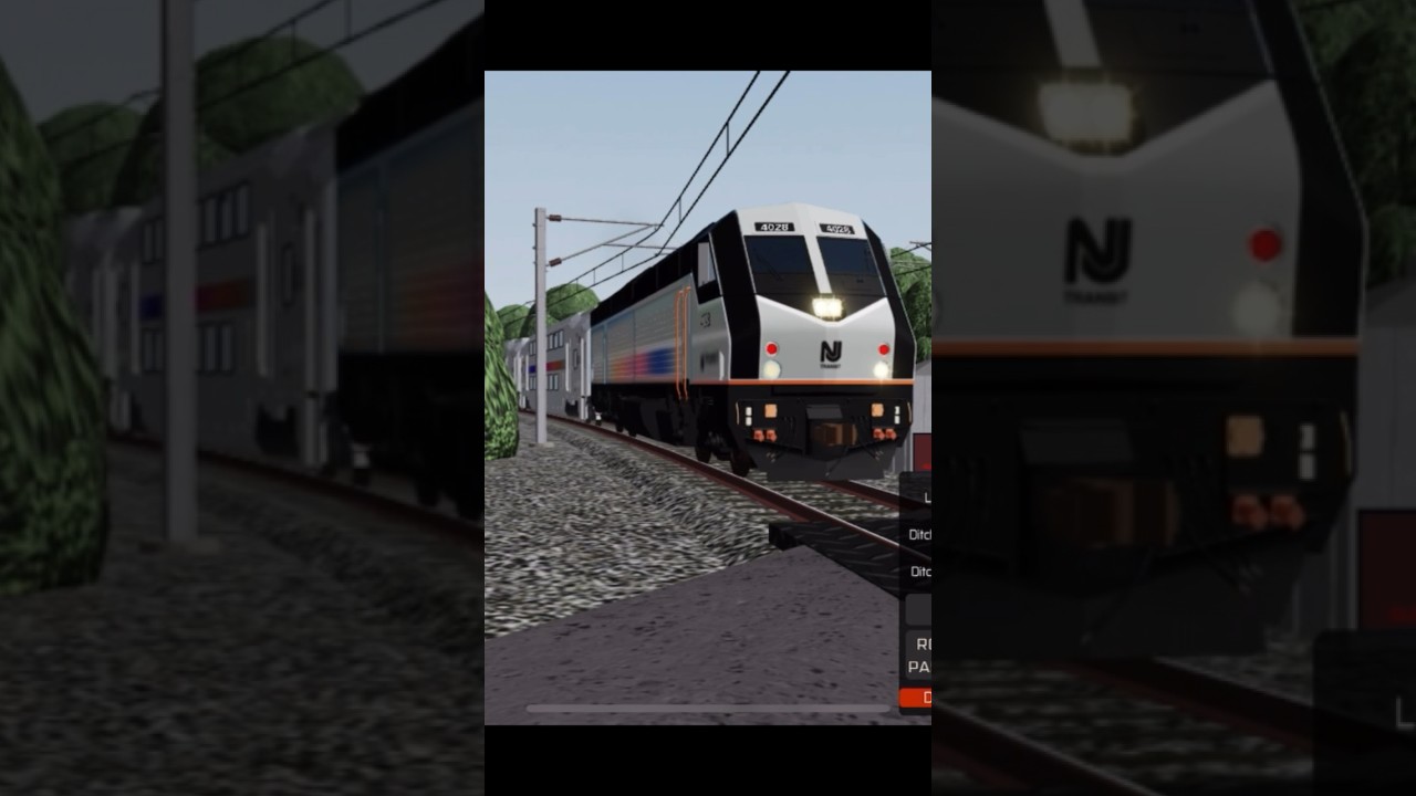 3 NJ Transit trains at NJCL