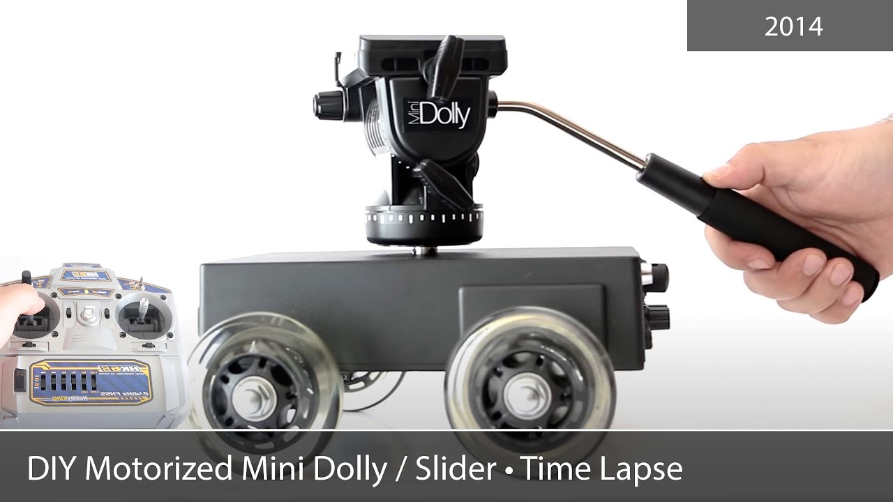DIY Motorized Mini Dolly / Slider - Time Lapse - Camera