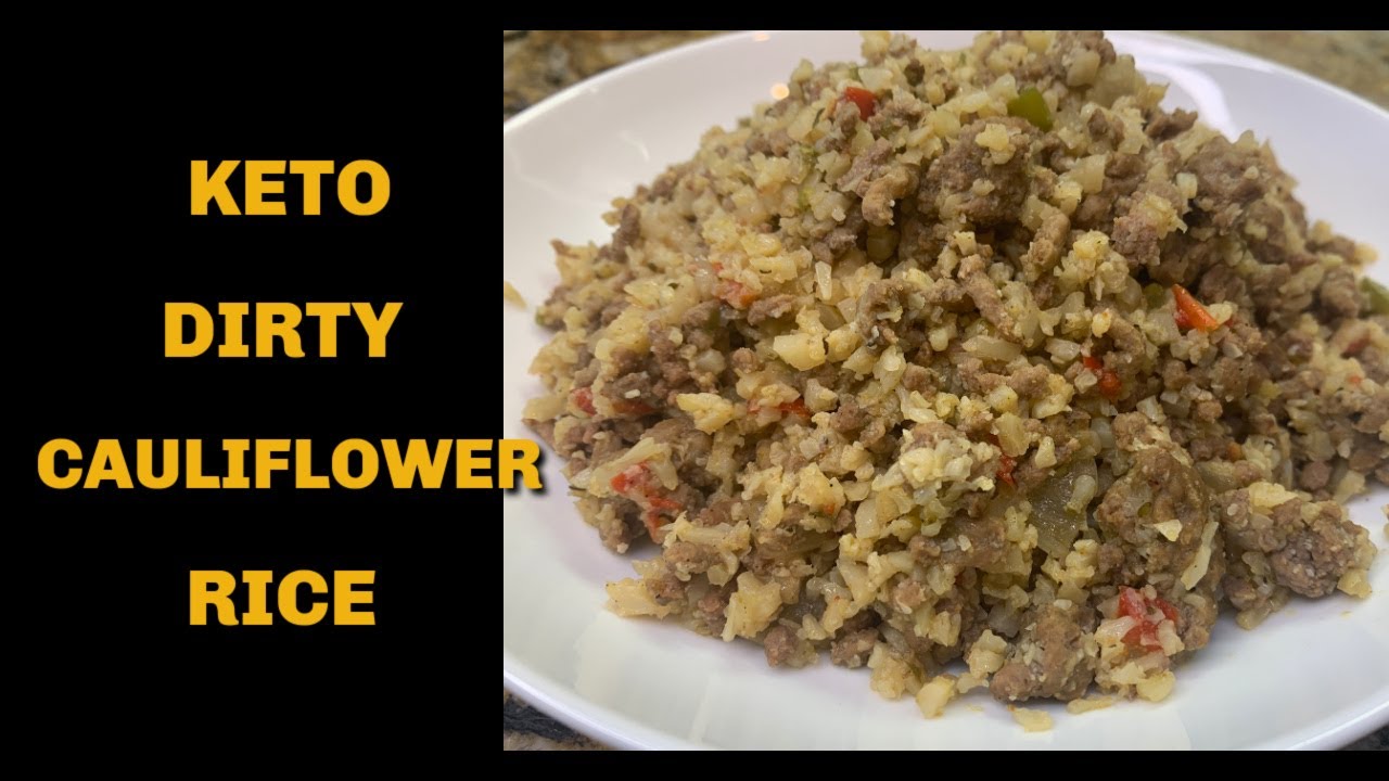 KETO Dirty Cauliflower Rice **FABULOUS**