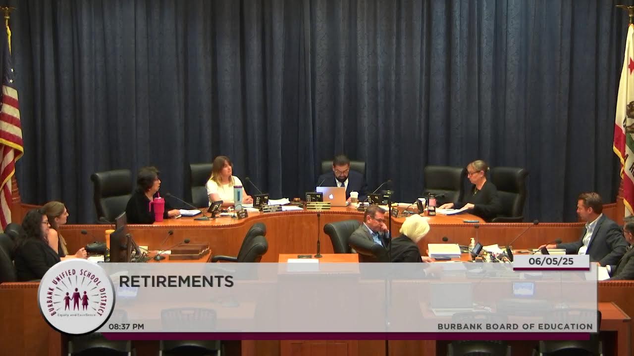 Burbank Board Of Education Meeting - June 5, 2025