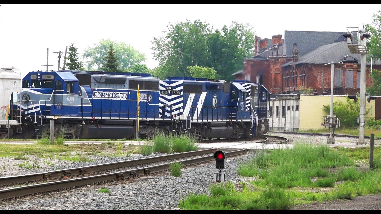 Lakestate Rail Company, Potter Street Station and the Bascule Bridge over the Saginaw River.