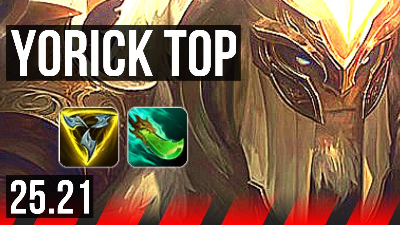 YORICK vs ILLAOI (TOP) | 8/0/0, 8 solo kills, Legendary | KR Master | 25.21