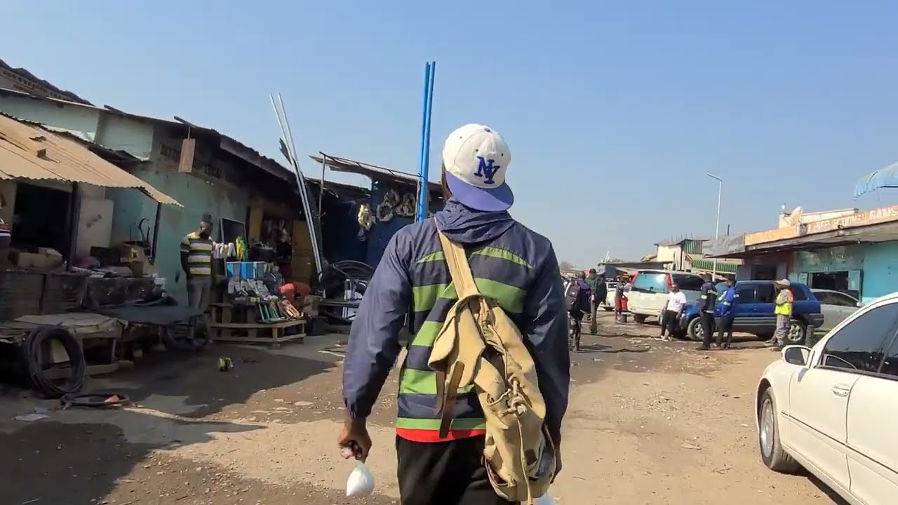 KMB Bus Station to Downtown Kitwe, Zambia 🇿🇲 || Walking Log 22