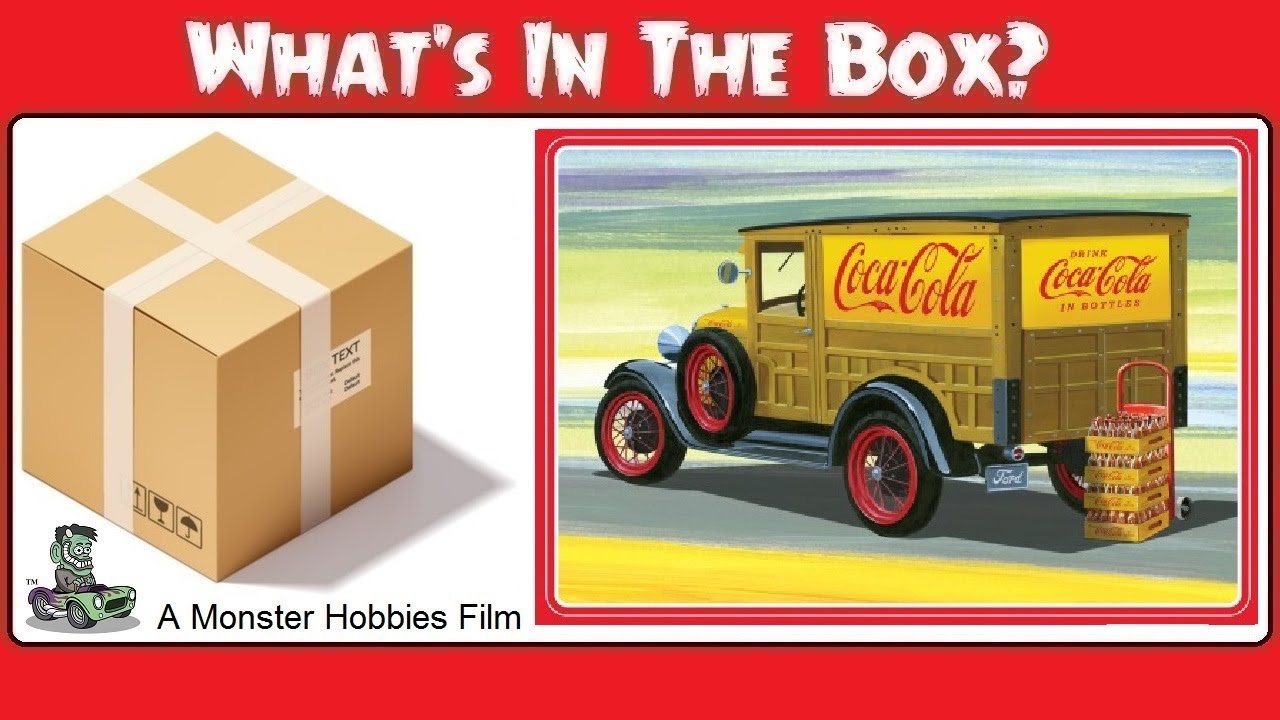 What's In The Box? - The AMT 1929 Ford Model A Coca Cola Edition Woodie Pickup Truck