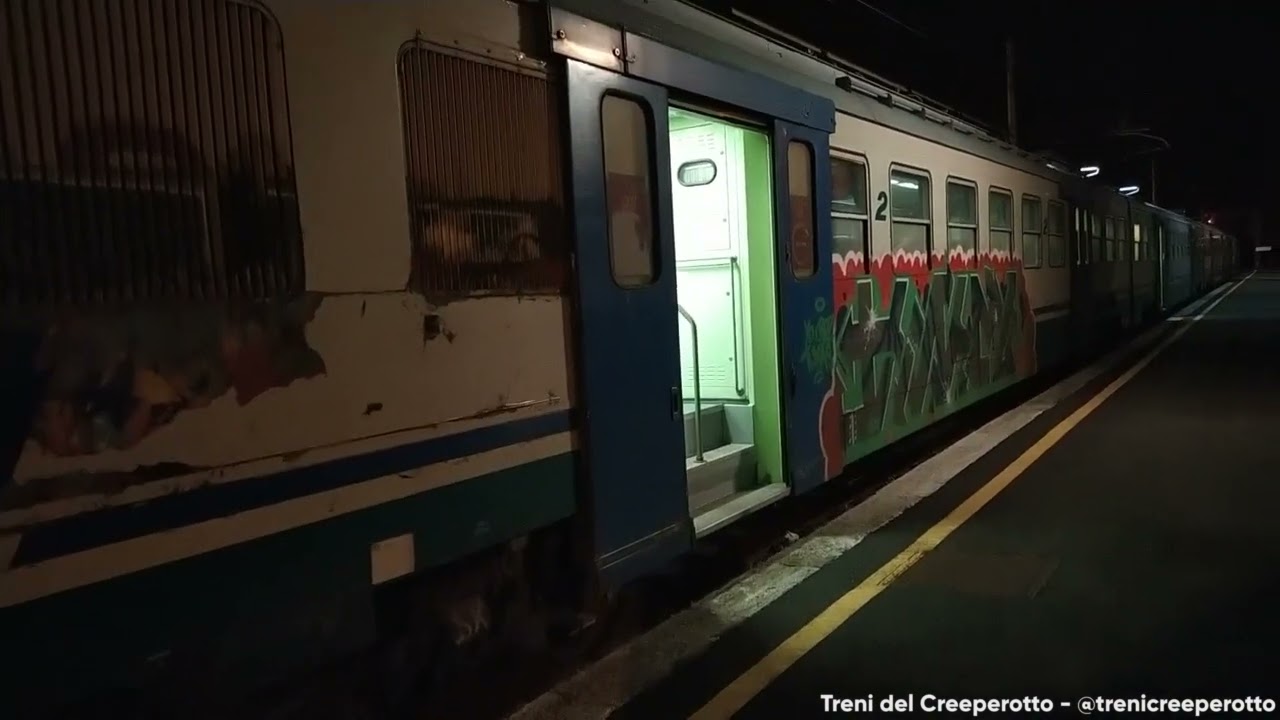 Accensione automotrice ALe642.038 + Partenza a Piombino (21/01/2021)