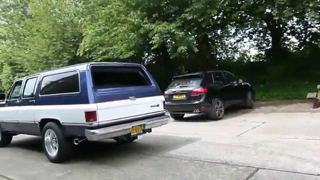 85'er Chevrolet Suburban met 454 Big Block - Dual uitlaatsysteem van EPS