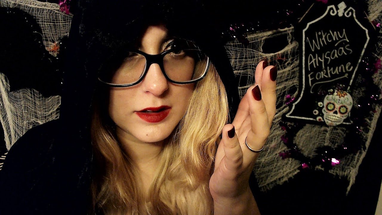 🌕 🔮 🧙‍♀️ Witchy Fortune Teller Role Play ~~ 👻🕯 🦇 🎃 💀 🧡 Halloween ASMR