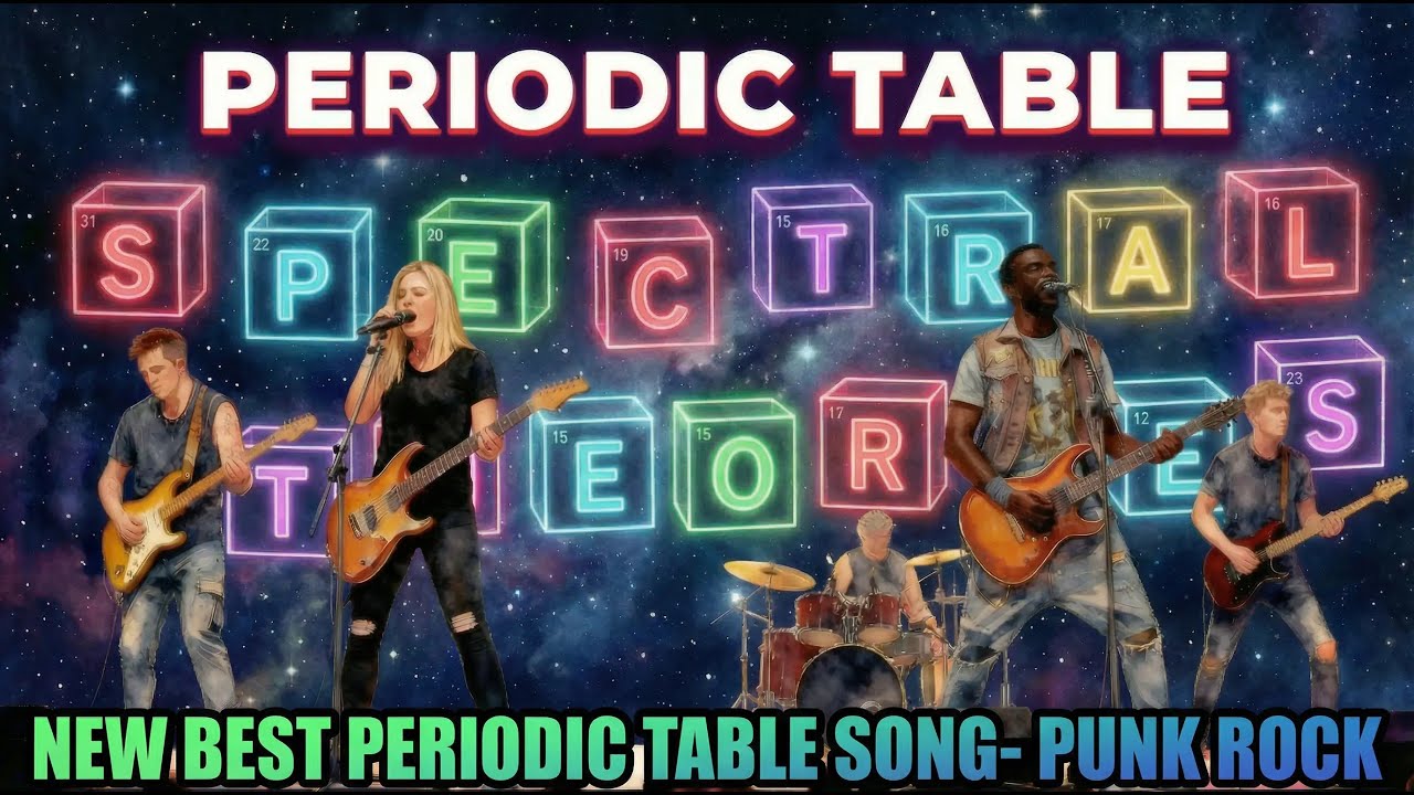 NEW Periodic Table Song - Best Punk Rock Chemistry Anthem!