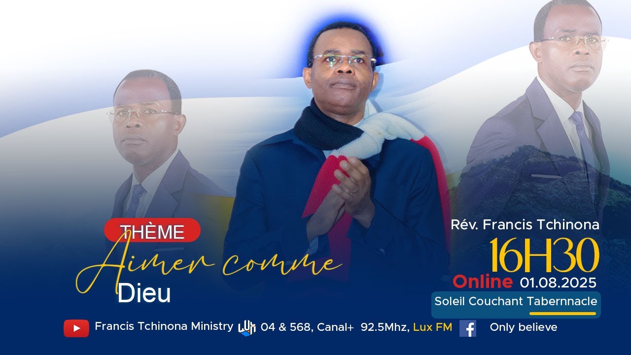 AIMER COMME DIEU | REUNION DE PRIERE | SCT. POINTE-NOIRE | PST FRANCIS TCHINONA.