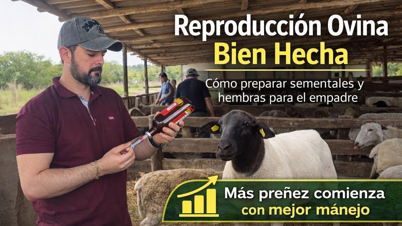 🐑 Reproducción Ovina Paso a Paso | Cómo Preparar Sementales y Hembras para el Empadre 📊
