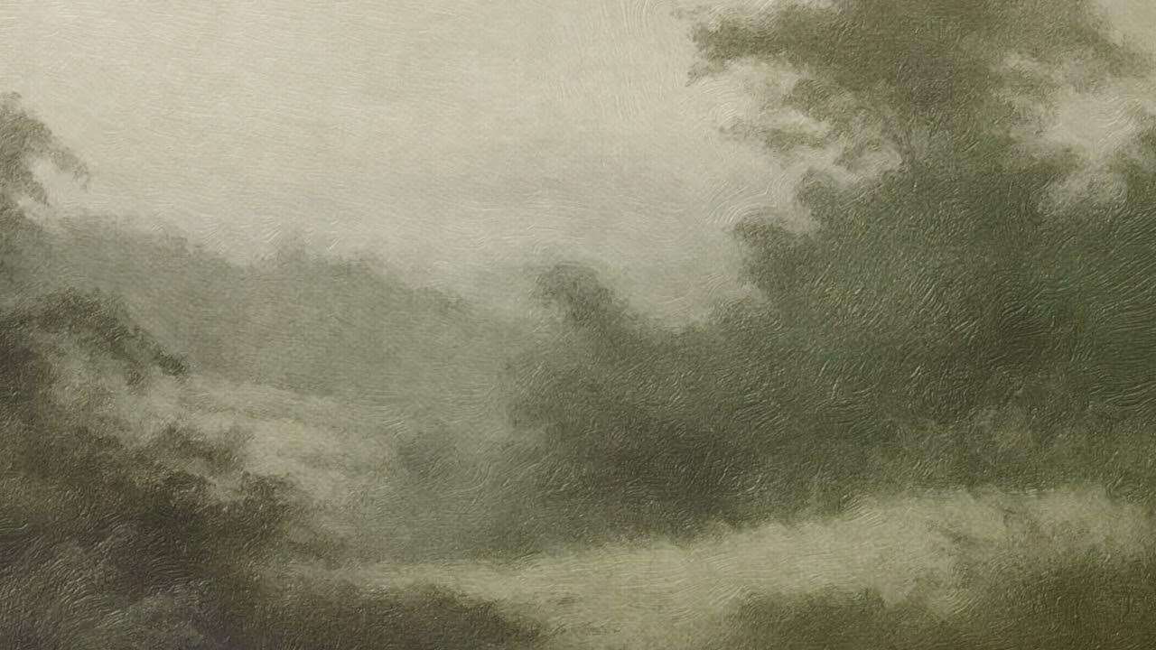 Art for TV • Vintage Landscape TV Art • Muted Green Landscapes Slideshow