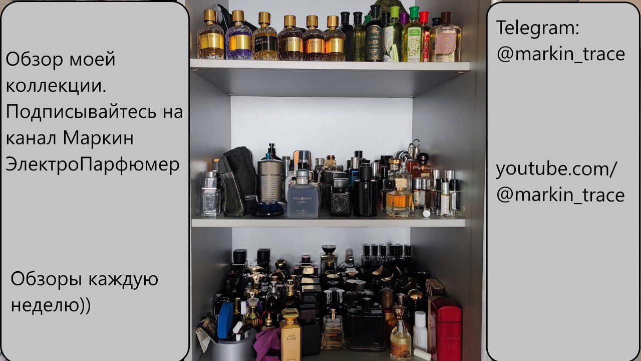Подробный обзор коллекции и немного о себе #электропарфюмер #маркинпарфюмрф