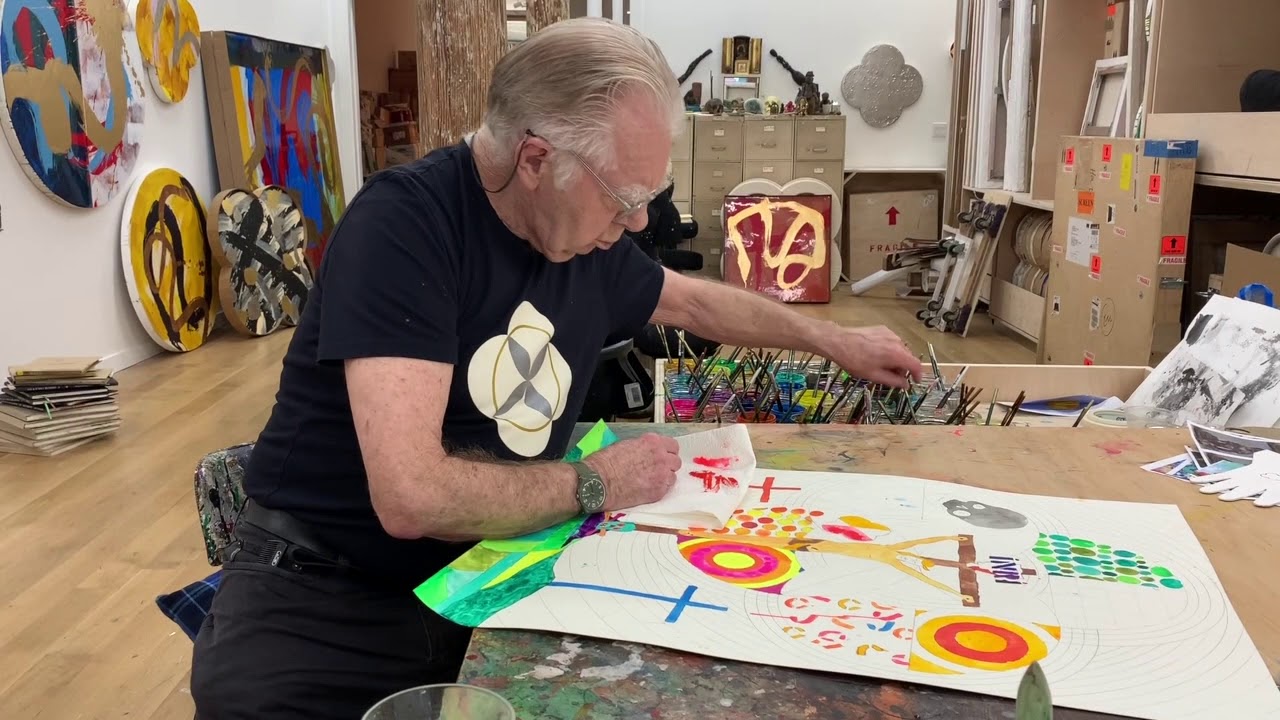 Max Gimblett Drawing