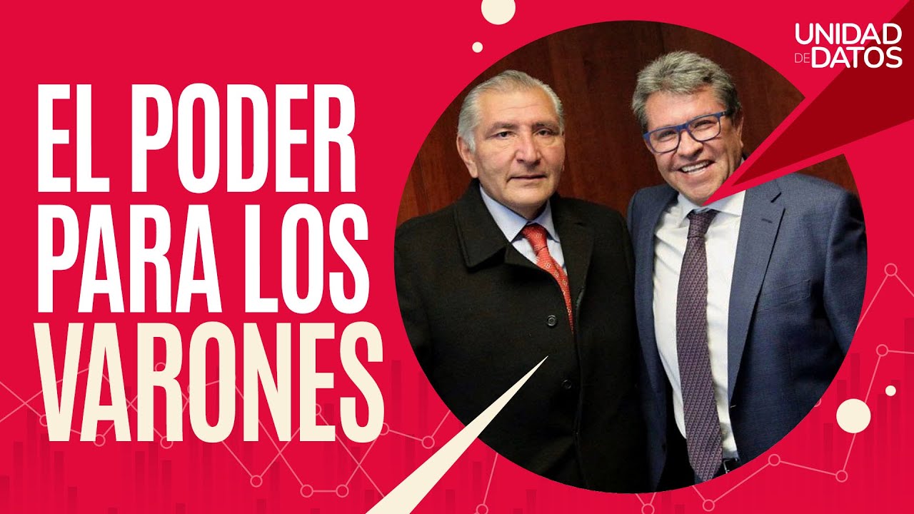 #DATOS ¬ ¿“Tiempo de mujeres”? No para Adán y Monreal: 75% de su círculo son hombres