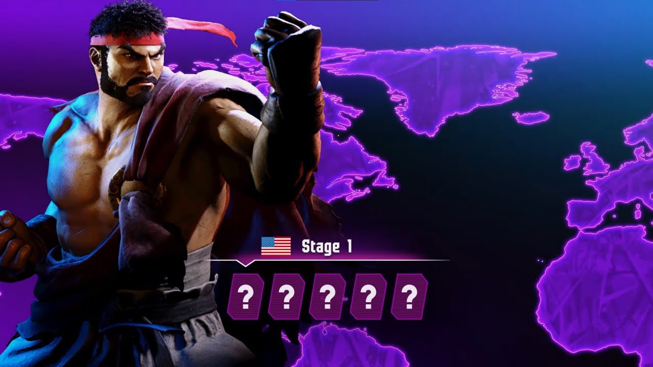 STREET FIGHTER 6 — аркадный режим Ryu (5 уровень — самый сложный)