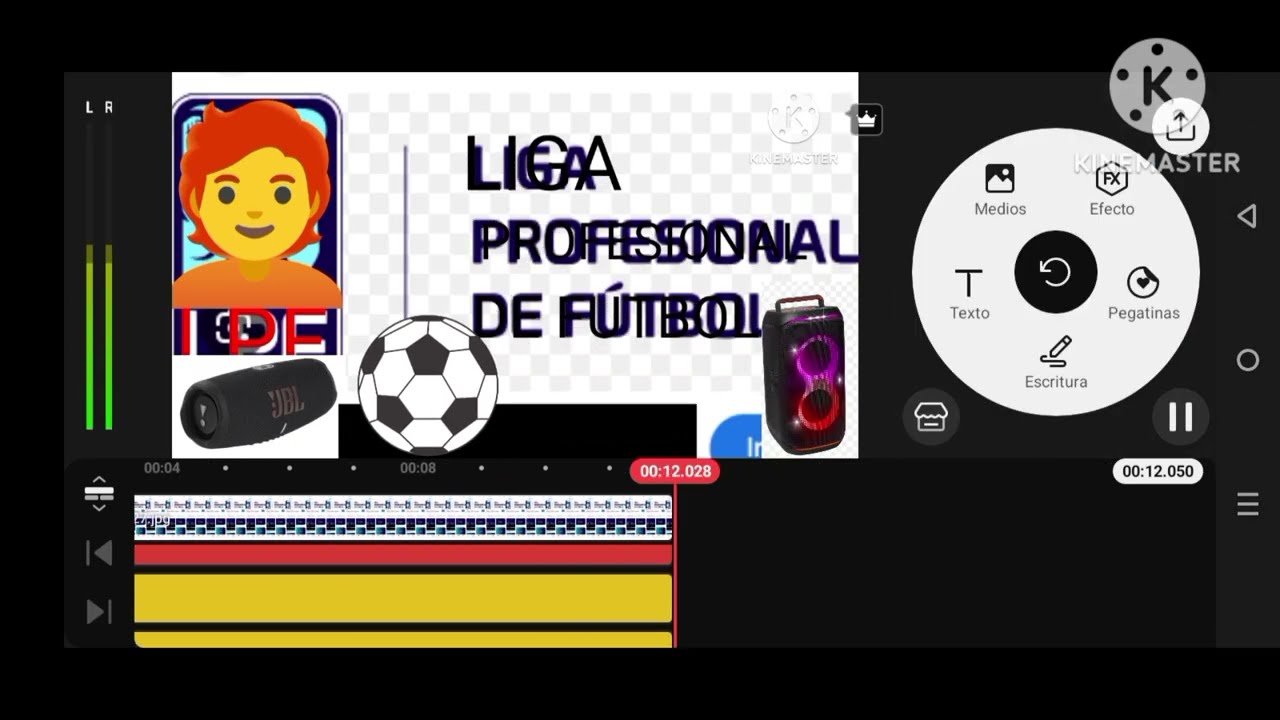 Liga Profesional De Fútbol Logo Remake Speedrun Kinemaster 6.8x Speed 