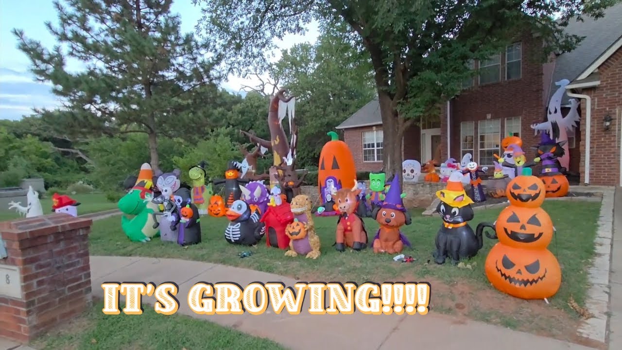 Adding our NEW Amazon Inflatables to our 2025 Halloween Display! #inflatable #halloween #blowup