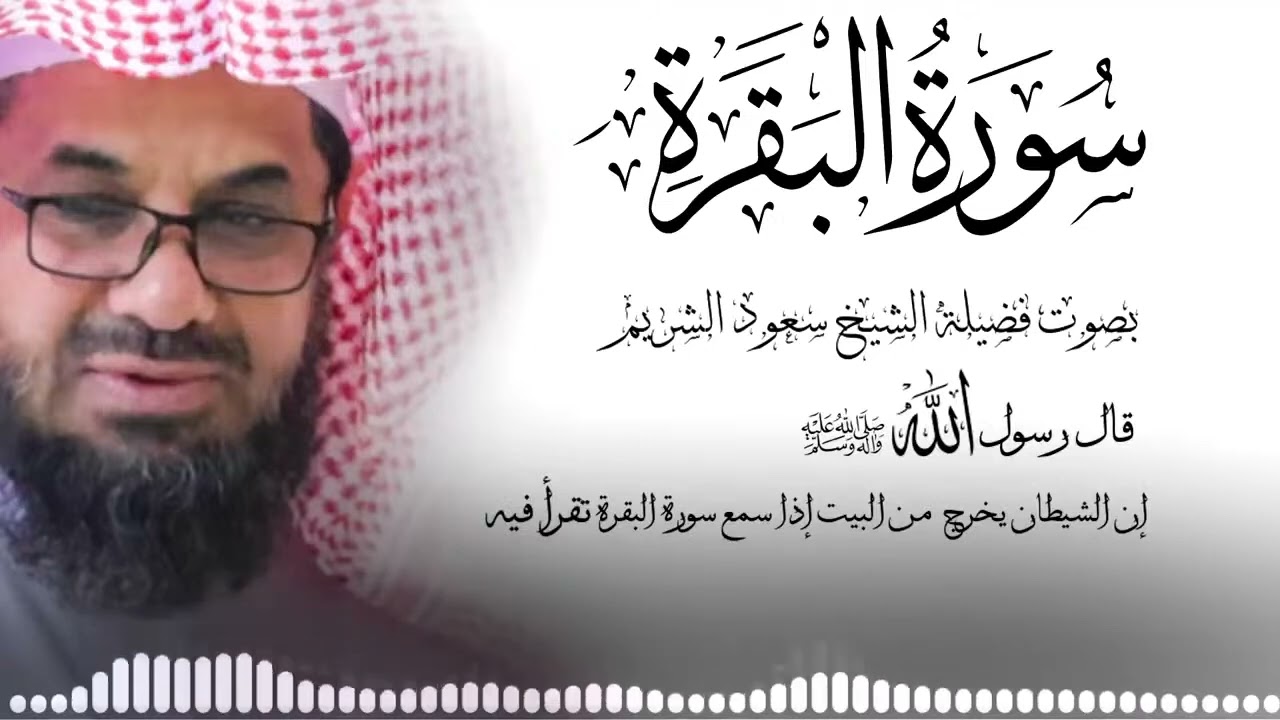 سورة البقرة كاملة فضيلة الشيخ سعود الشريم surah baqarah saud shuraim 12